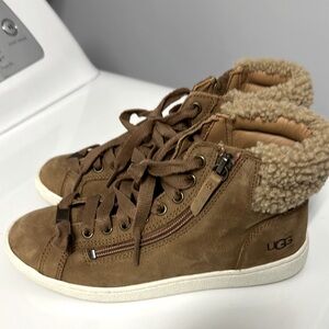 UGG Women's Brown High-Top Sneakers